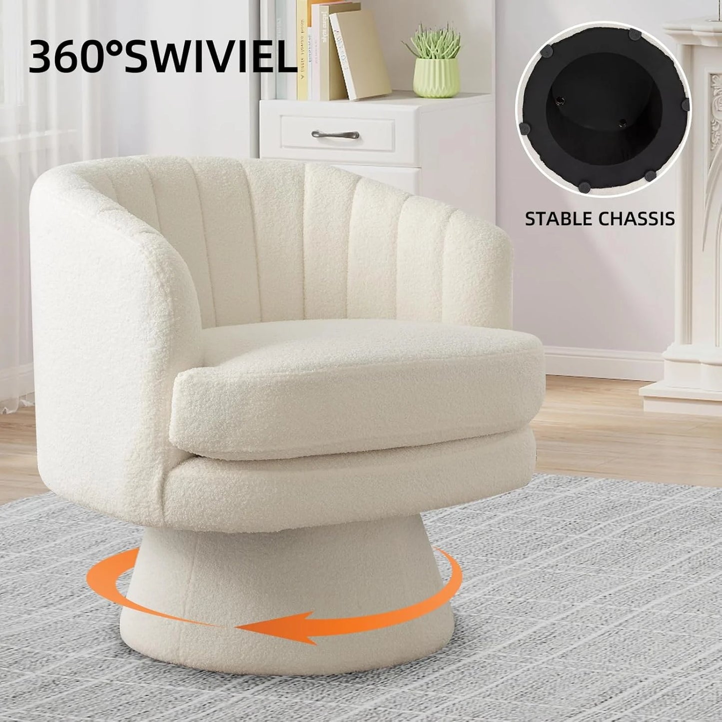 Cozy Swivel Reading Chair
