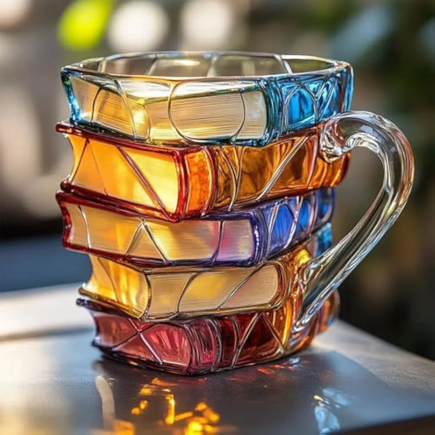 Painted Book Mug, Novelty 3d Painted Books Coffee