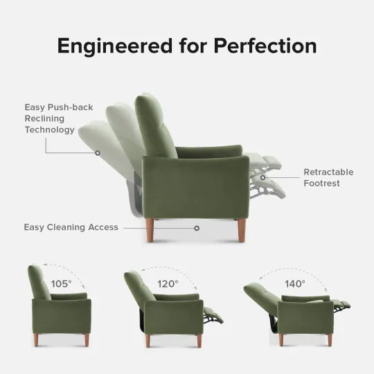 4-in-1 Convertible Sleeper Chair Bed, Accent Chair