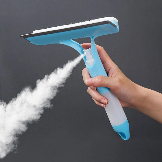 (🔥Buy 1, get 1 free)Streak-Free Window Cleaner – Spray, Wipe & Scrape in One