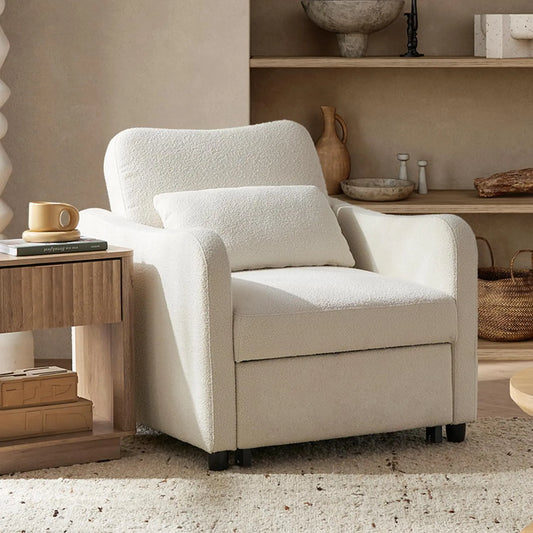 4-in-1 Convertible Sleeper Chair Bed, Accent Chair