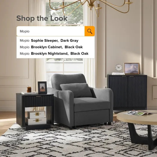 4-in-1 Convertible Sleeper Chair Bed, Accent Chair