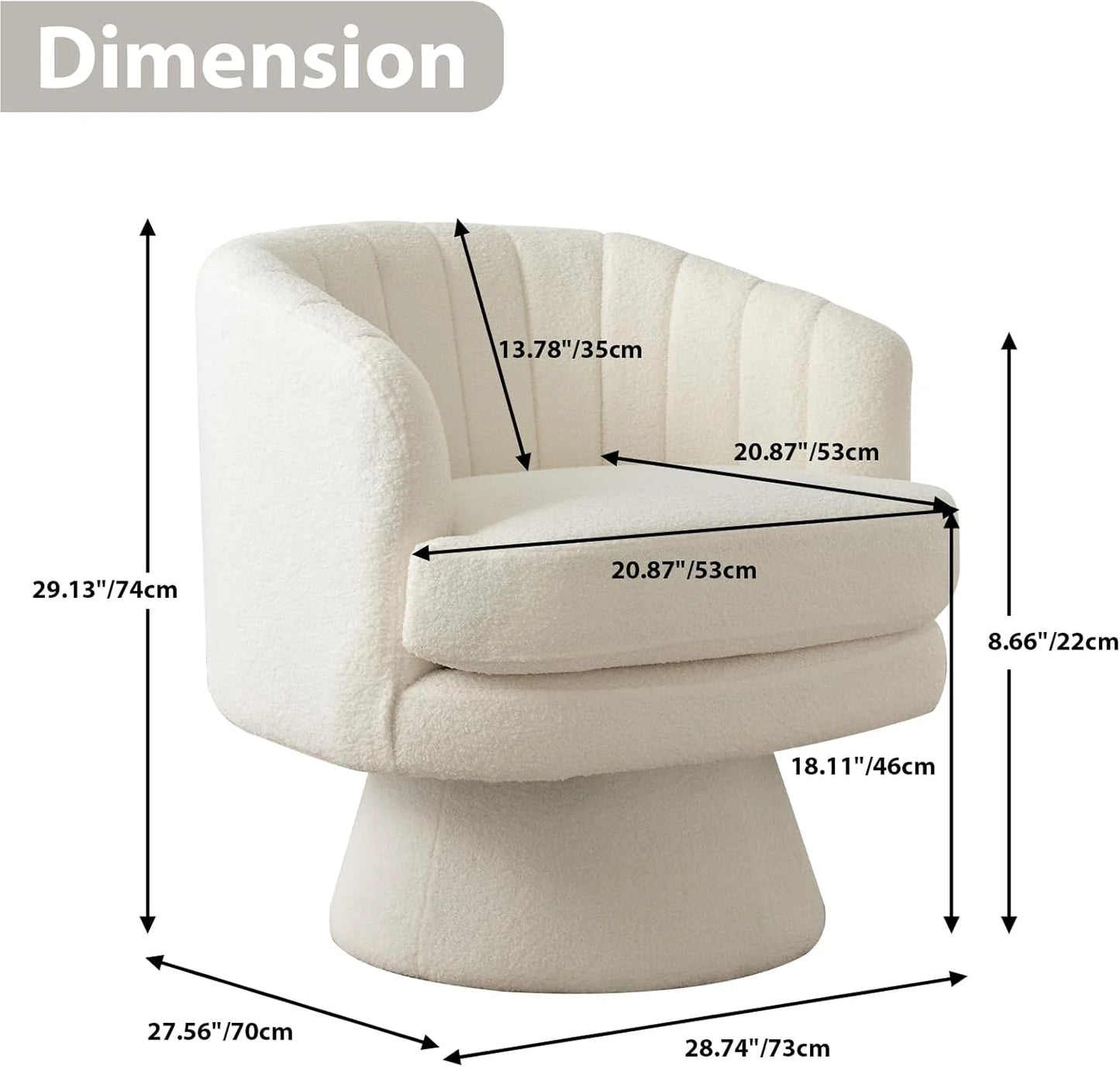 Cozy Swivel Reading Chair