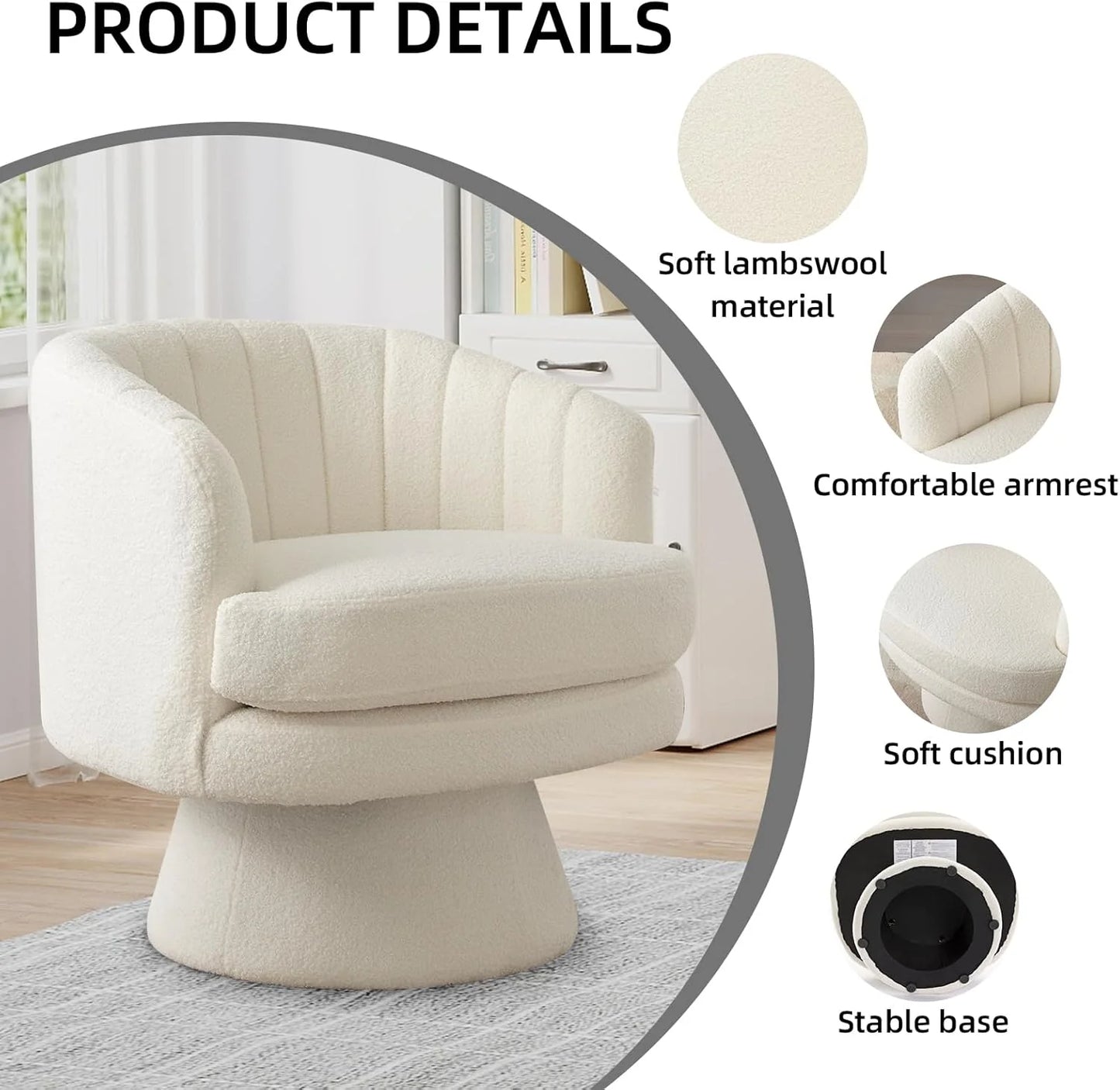Cozy Swivel Reading Chair