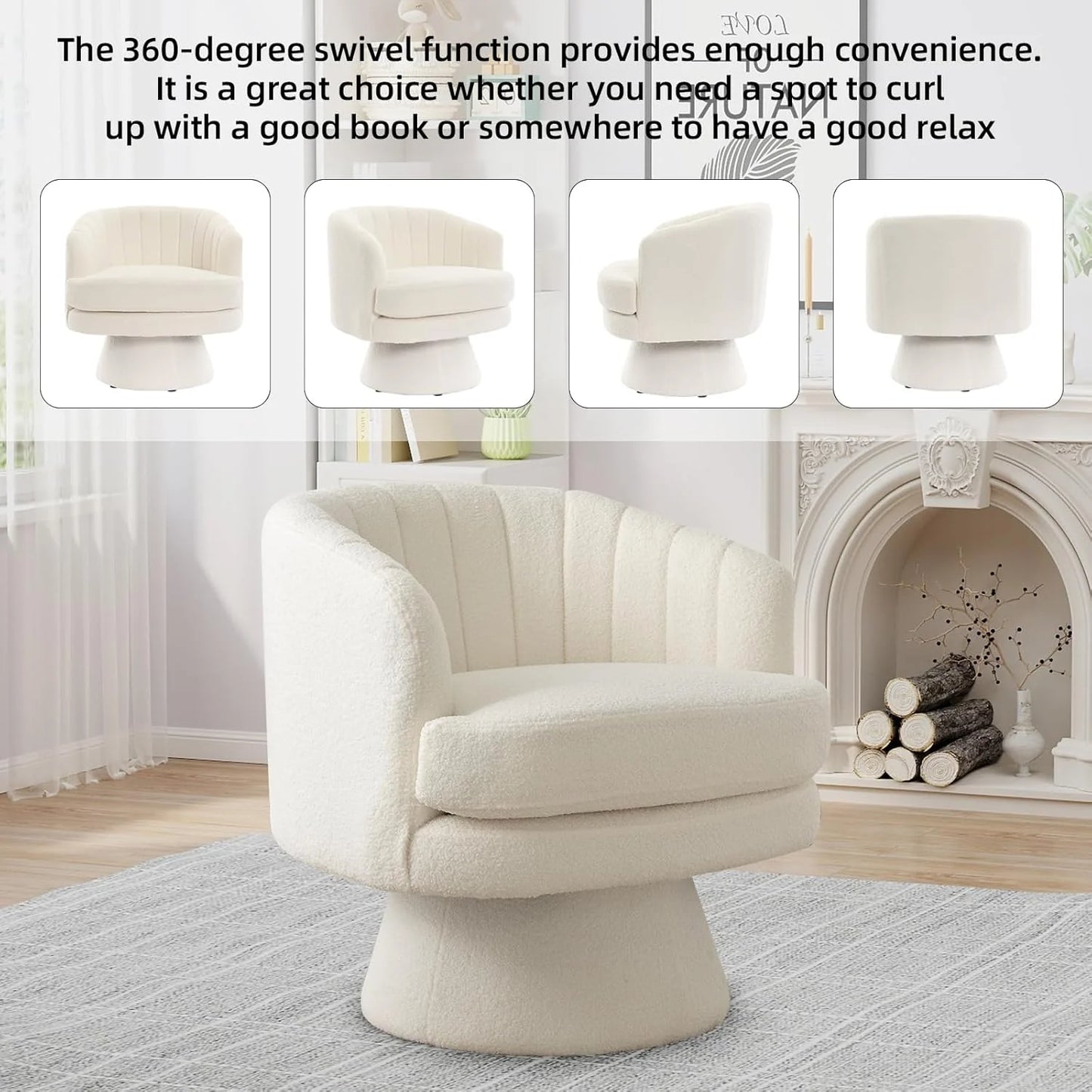 Cozy Swivel Reading Chair