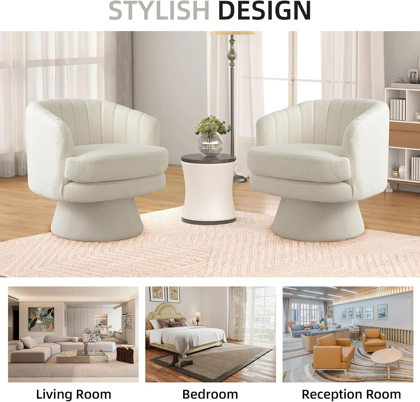 Cozy Swivel Reading Chair