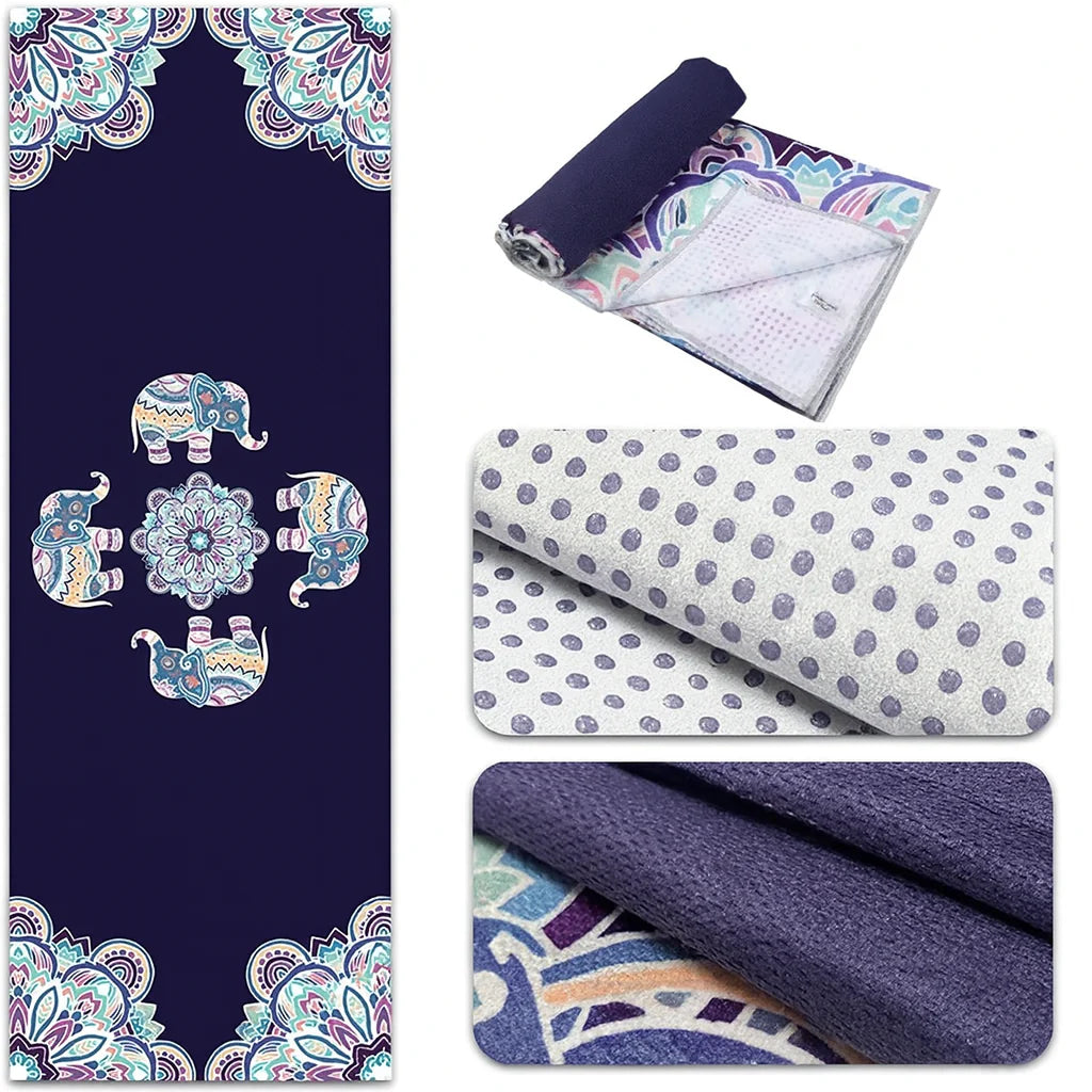 Printed Hot Yoga Towel